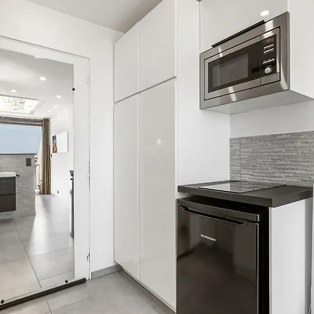 Daire Vue Mer Studio Libertino Design - Terrasse - Parking - Village Naturiste